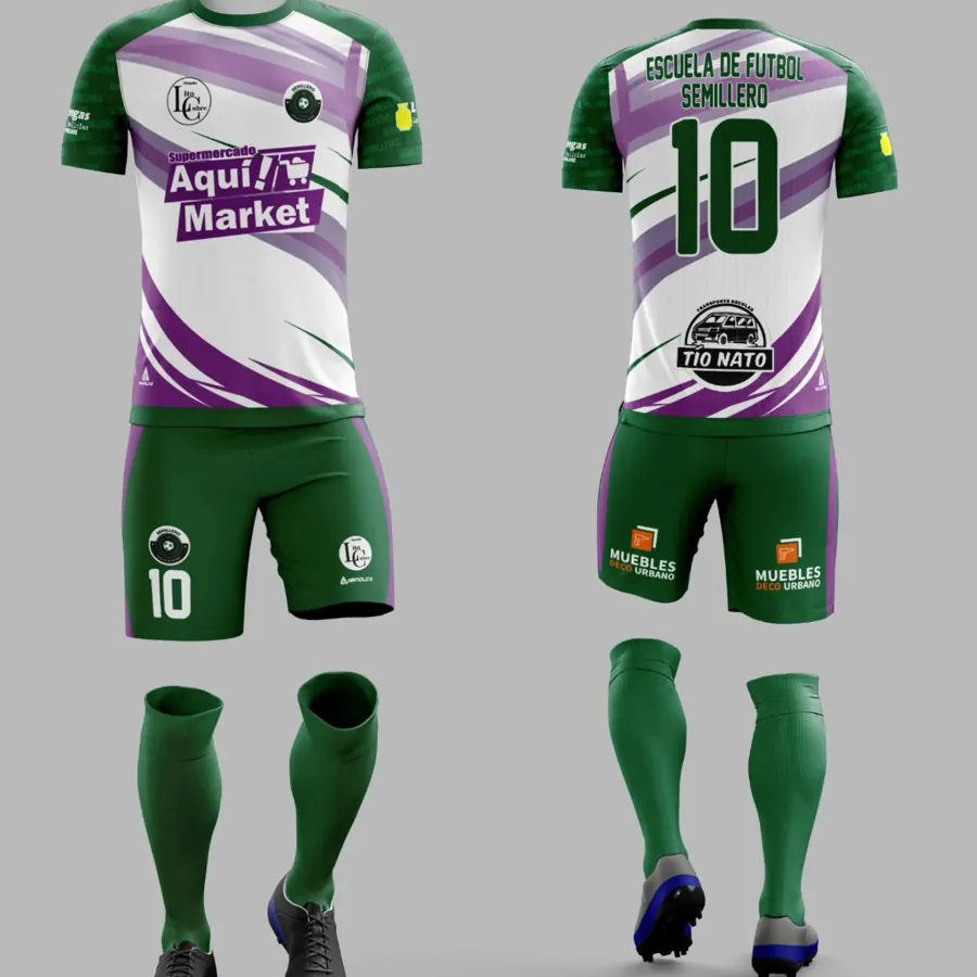 Camiseta del equipo auspiciado por Aquí! Market